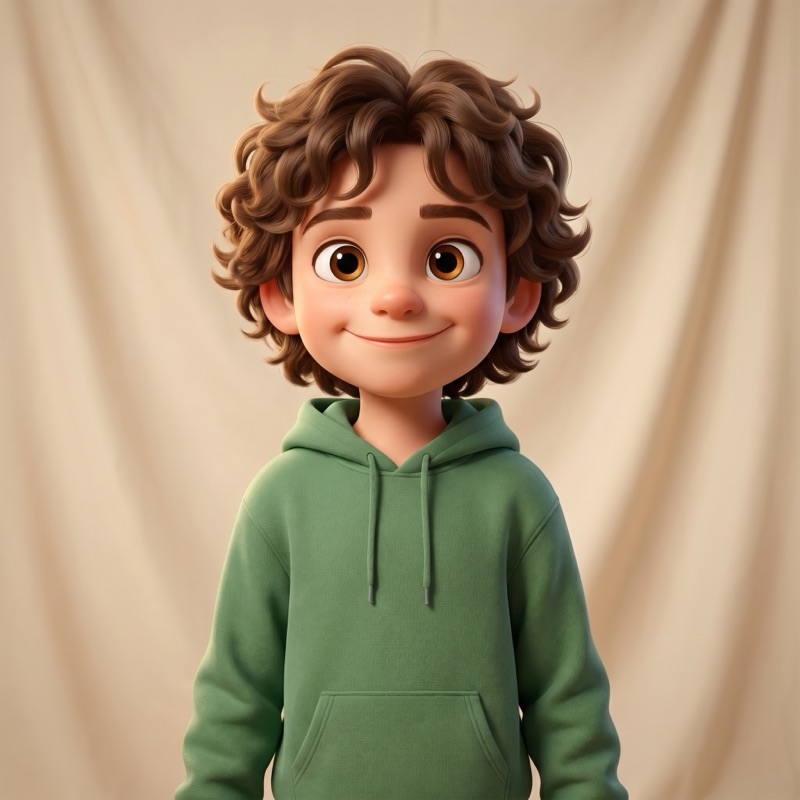 Photo transformée en personnage illustré