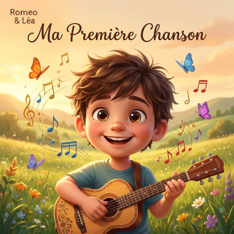 Ma Première Chanson — livre personnalisé, Romeo & Léa