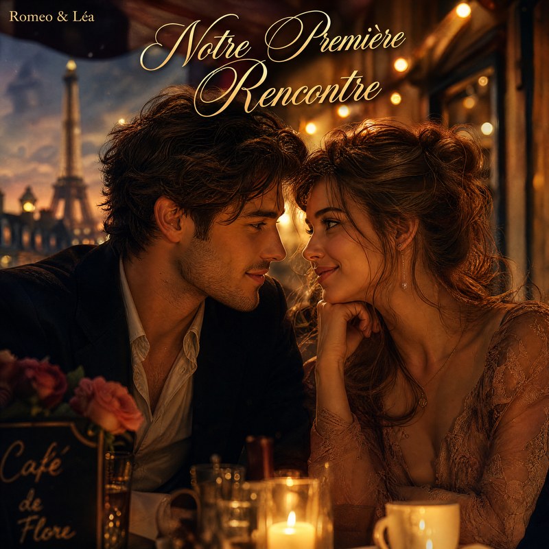 Notre Première Rencontre — roman romantique personnalisé, Romeo & Léa