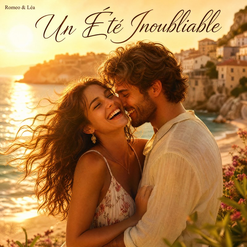 Un Été Inoubliable — roman romantique personnalisé, Romeo & Léa